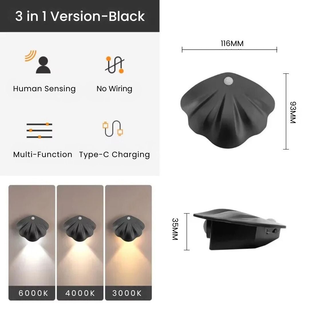 Wireless Under Cabinet Lighting: USB Rechargeable, Motion Sensor, Slim & Dimmable LED Light for Kitchen & Closet