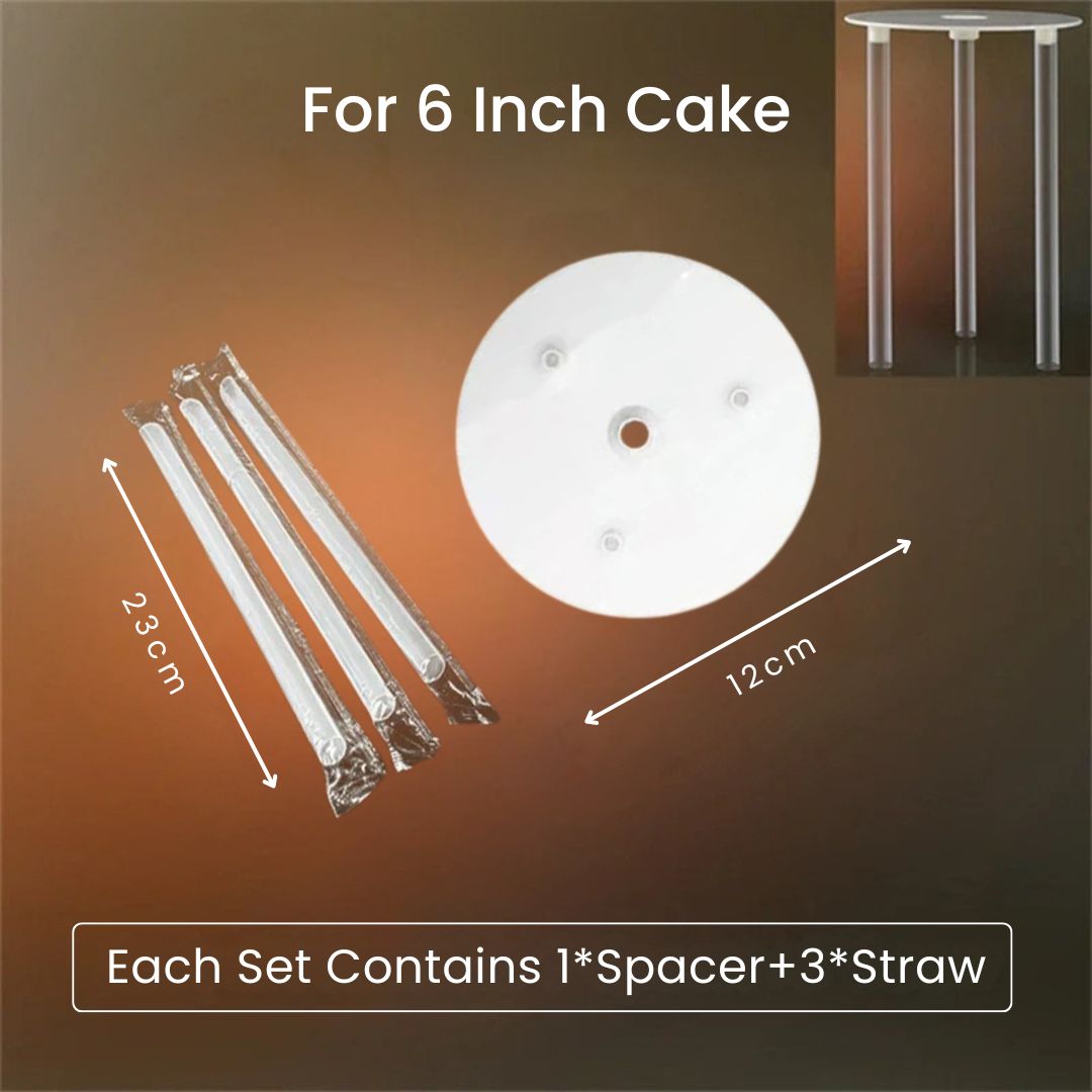 Cake Dowels and Separator - Pillars & Multi-Tier Support for Weddings and Occasions