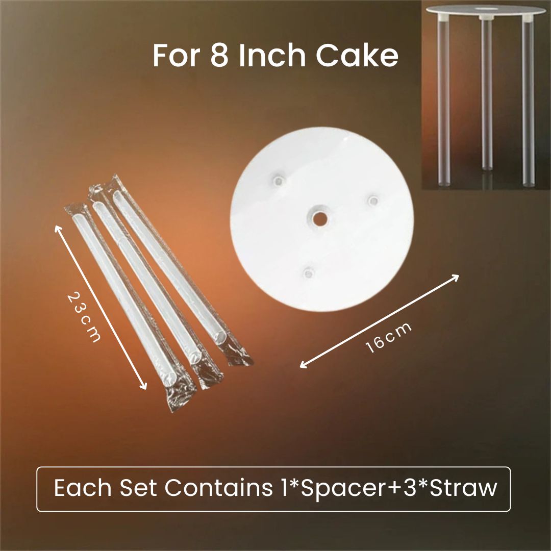 Cake Dowels and Separator - Pillars & Multi-Tier Support for Weddings and Occasions