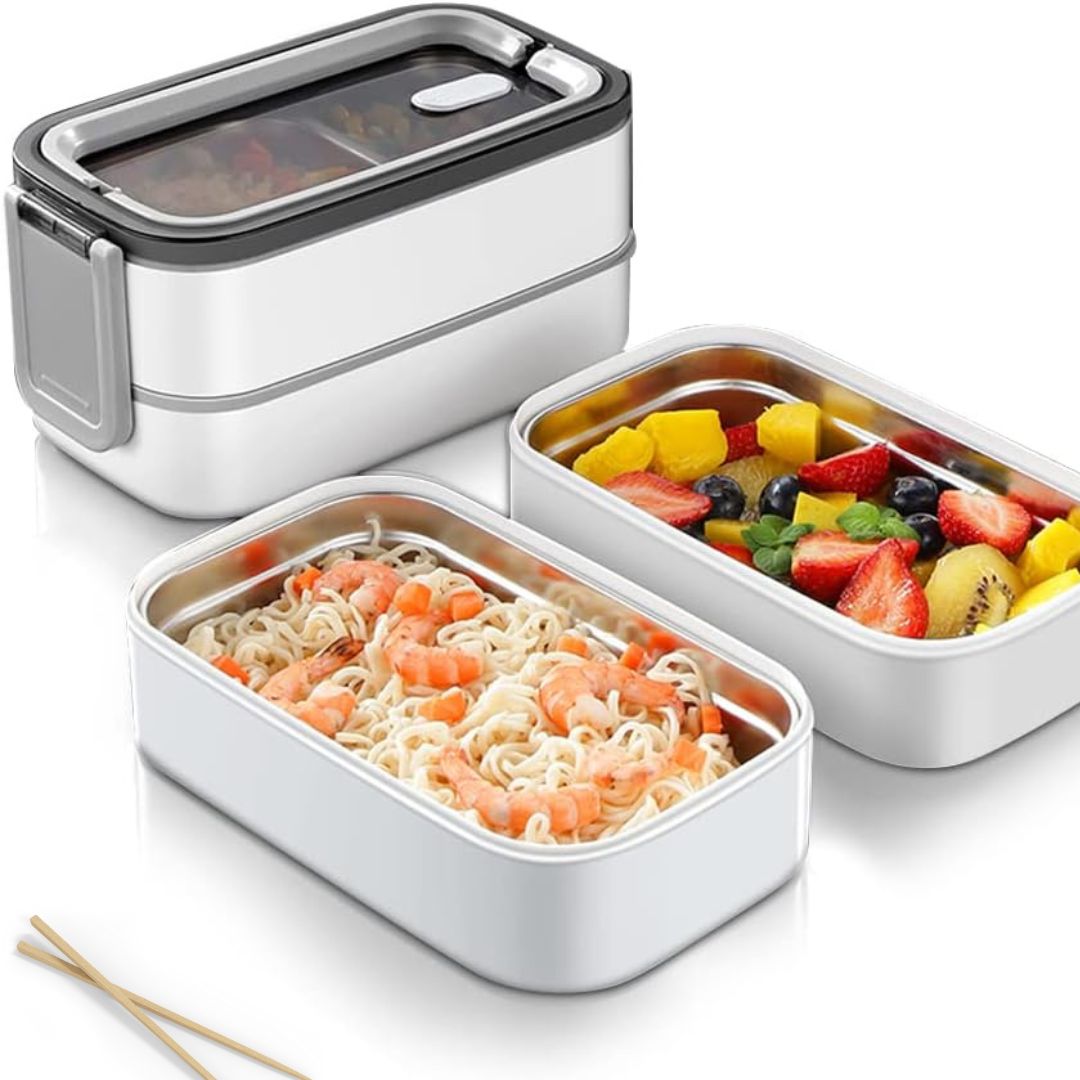Bento Lunch Box - Stainless Steel Lunch Container Box for Food Storage