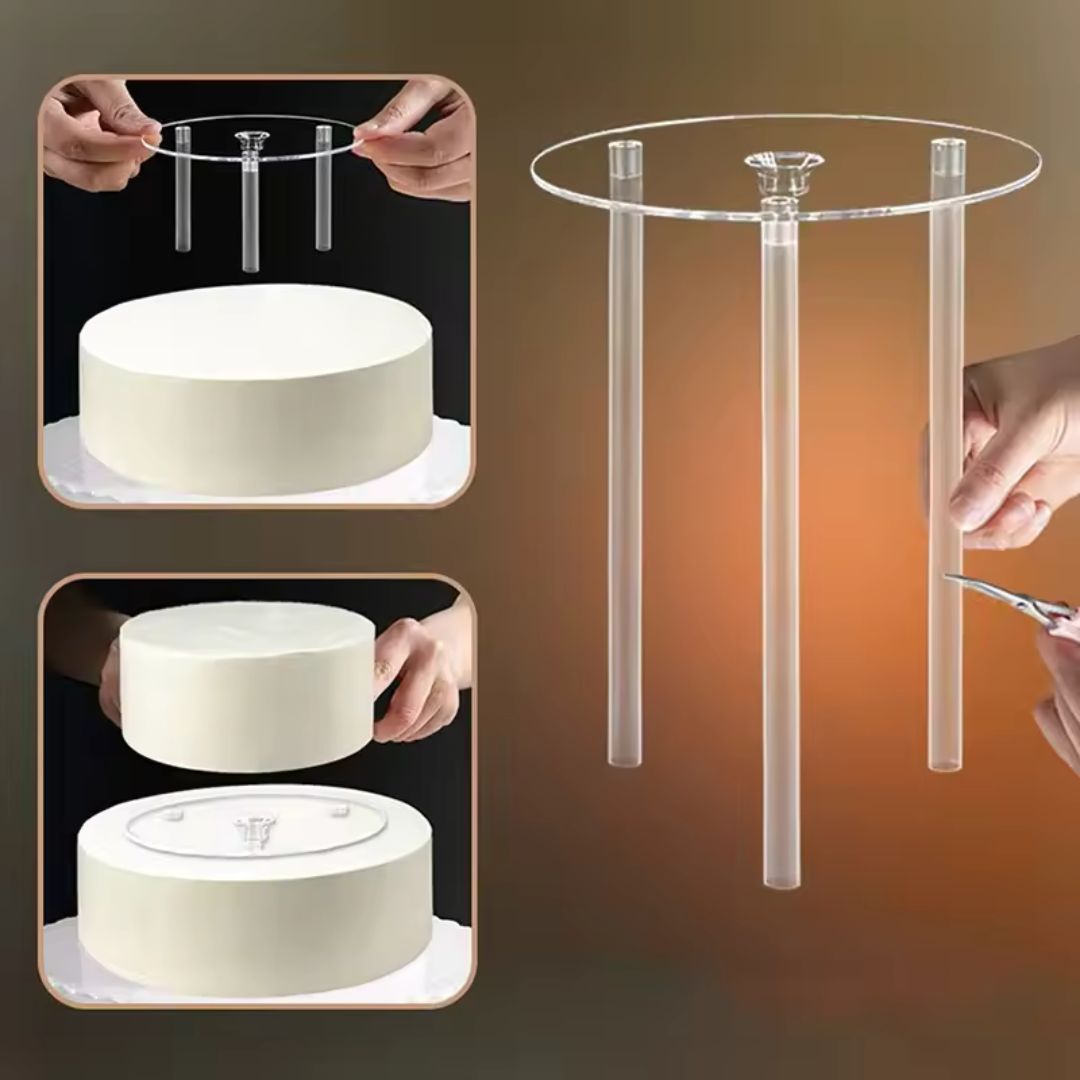 Cake Dowels and Separator - Pillars & Multi-Tier Support for Weddings and Occasions