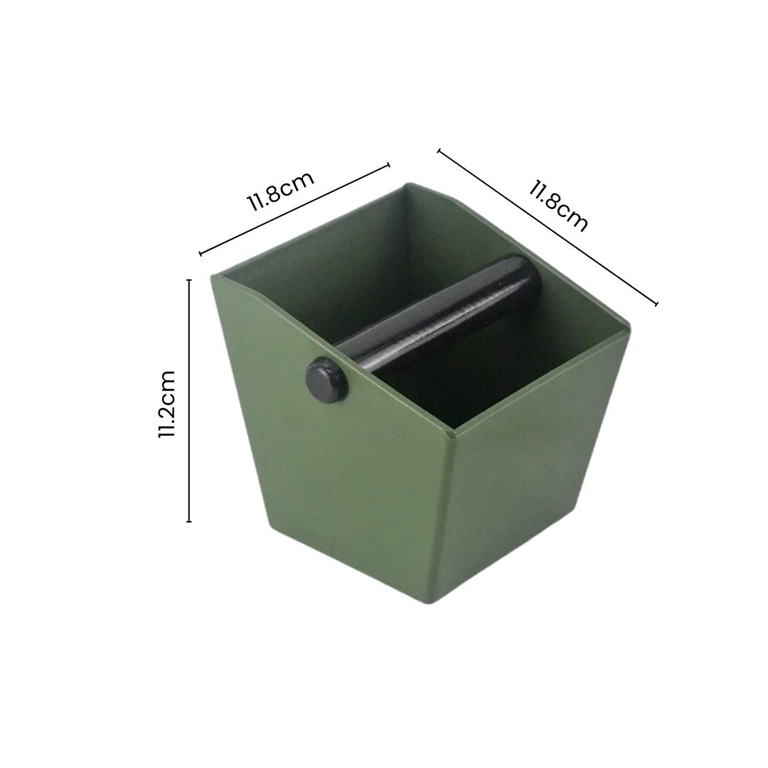 Coffee Knock Box - Anti-Slip Espresso Grounds Bin for Coffee Stations