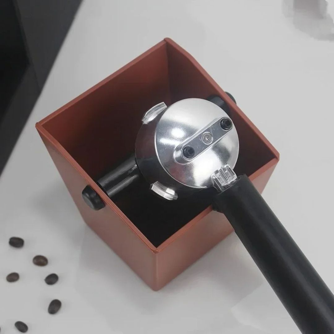 Coffee Knock Box - Anti-Slip Espresso Grounds Bin for Coffee Stations