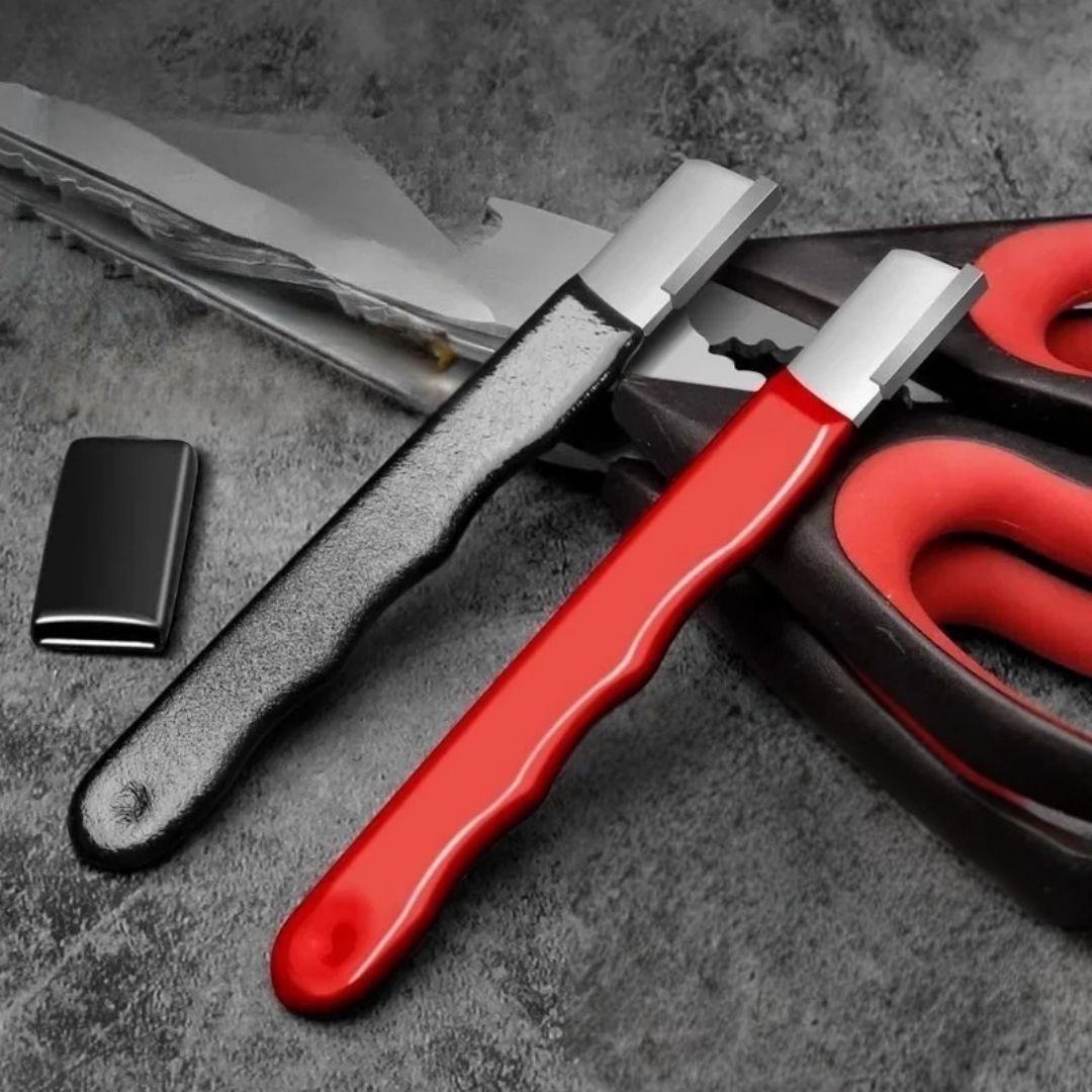 Knife Sharpener - Professional Kitchen Sharpening Tool for All Blades, Garden Shears & Hand Tools