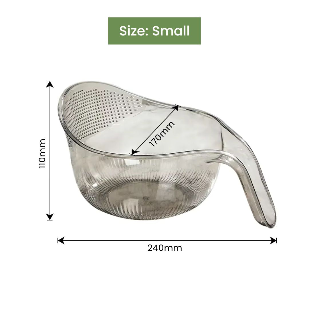 Plastic Colander - Multi-Purpose Kitchen Food Strainer & Washing Bowl