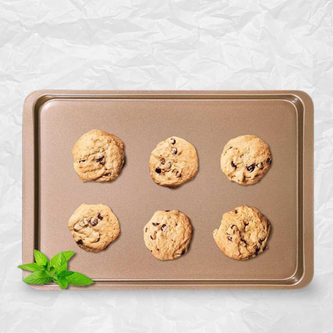 Cookie Sheet Tray - Non Toxic Baking Tray for Oven and Non Stick Carbon Steel Sheet Pan
