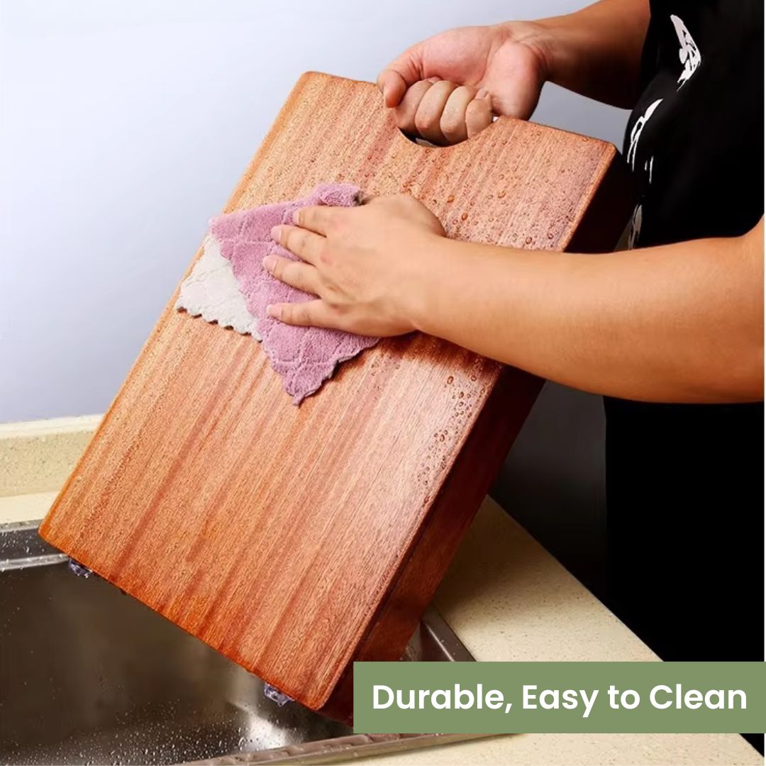 Solid Wood Cutting Board – Durable and Multipurpose Acacia Chopping Board for Kitchen