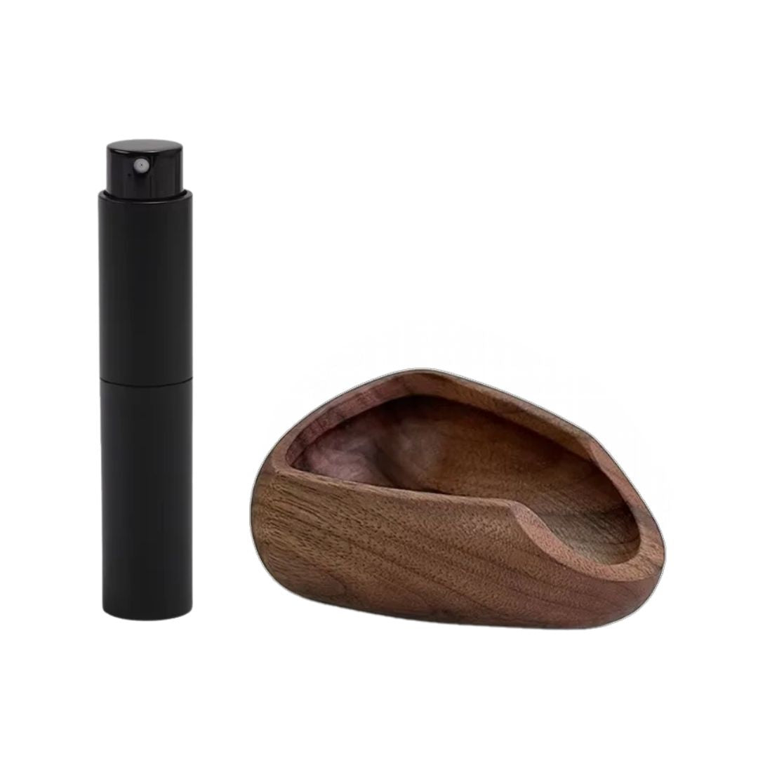 Espresso Dosing Cup - Wooden Coffee Bean Container & Barista Tool