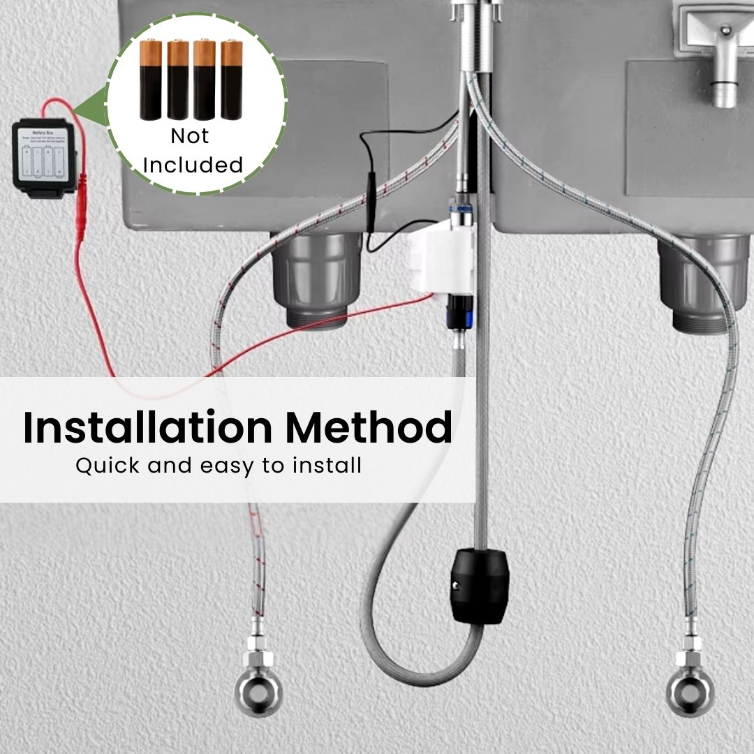 Hands-Free Kitchen Faucet with LED Light & Motion Sensor Activation