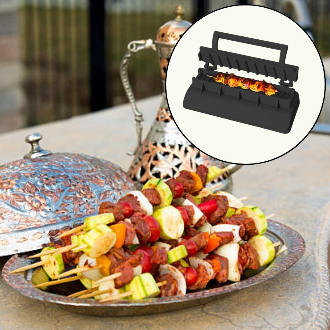 Kebab Maker - Portable Kebab Press for Grilled Meat, BBQ Skewers and Kebab Cooking Tools