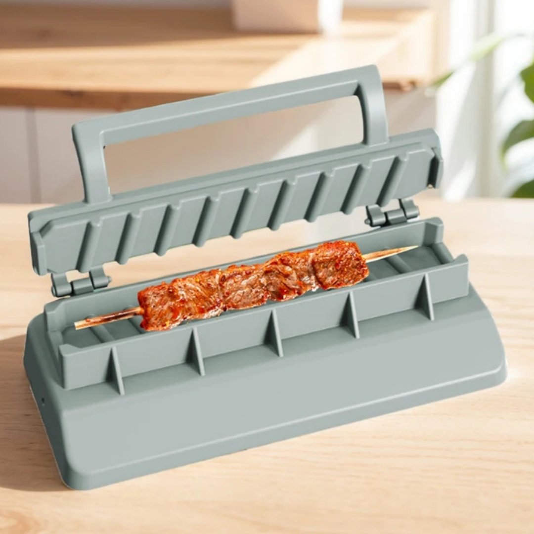 Kebab Maker - Portable Kebab Press for Grilled Meat, BBQ Skewers and Kebab Cooking Tools