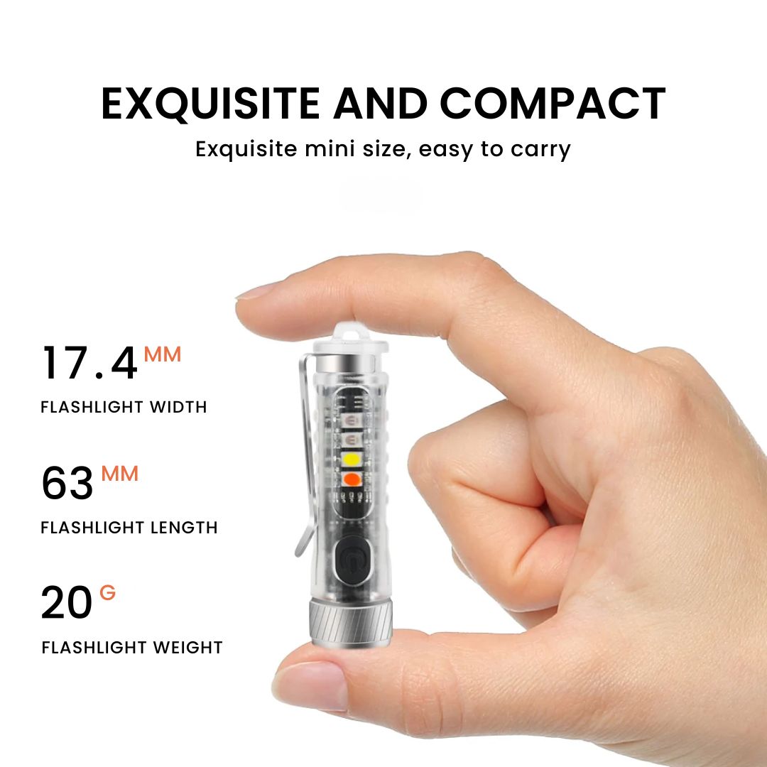 LED Pen Flashlight - Rechargeable Super Bright Pen Light with Waterproof Design