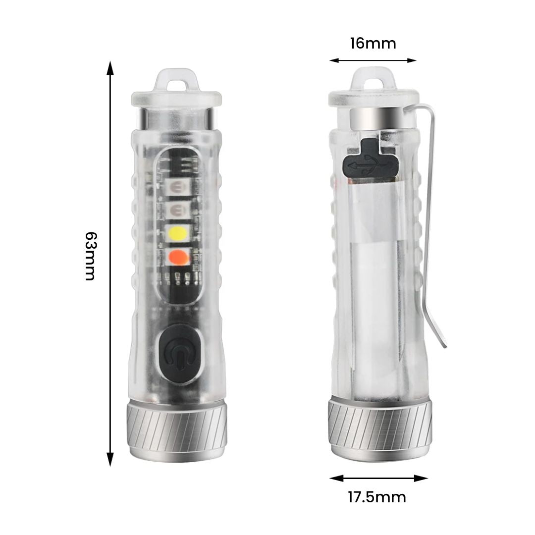 LED Pen Flashlight - Rechargeable Super Bright Pen Light with Waterproof Design