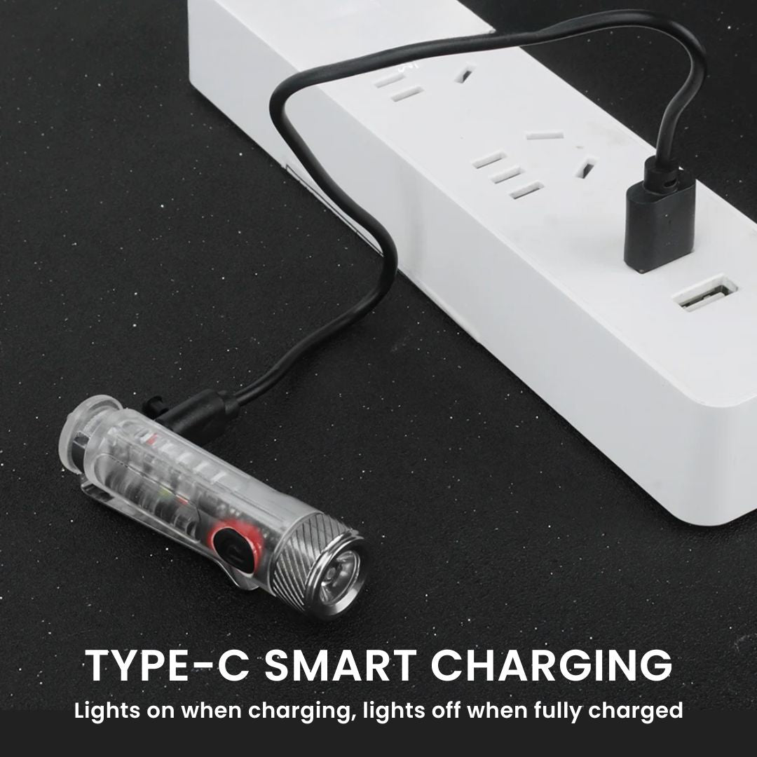 LED Pen Flashlight - Rechargeable Super Bright Pen Light with Waterproof Design