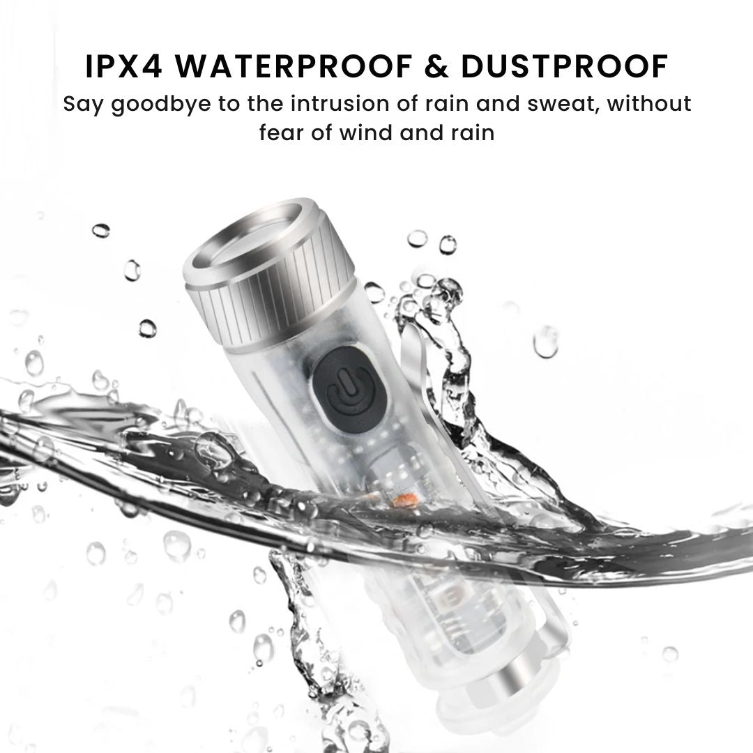 LED Pen Flashlight - Rechargeable Super Bright Pen Light with Waterproof Design