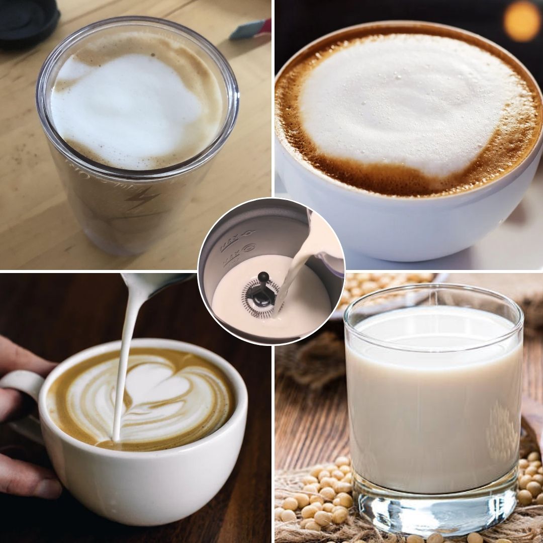 Milk Foamer - Automatic Electric Milk Frother & Multifunctional Steamer