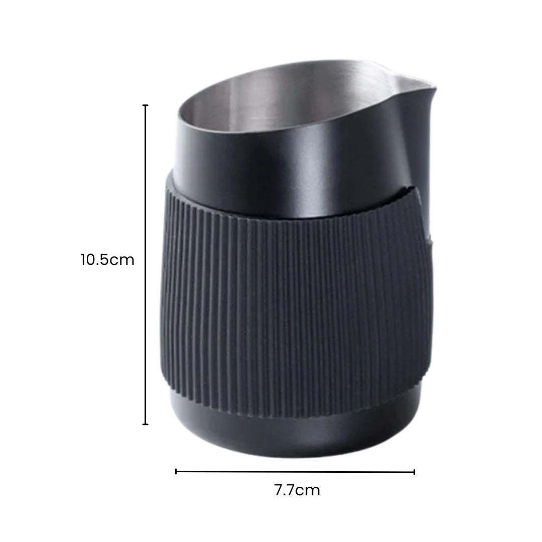 Milk Frothing Pitcher - Stainless Steel Frother for Latte Art & Espresso