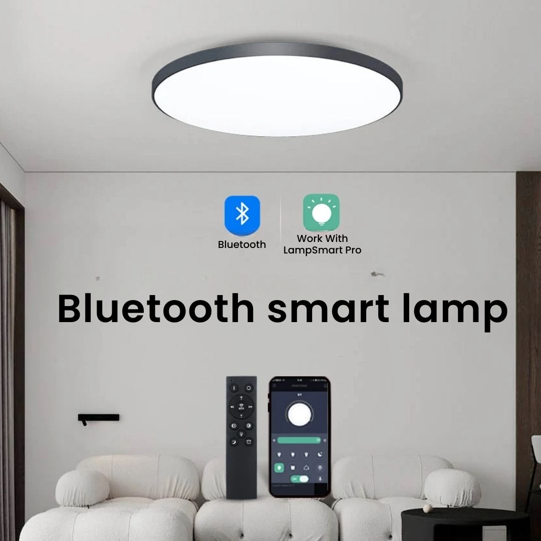 Remote Control Ceiling Lights - Dimmable LED, Smart App & Switch Control, Modern Design