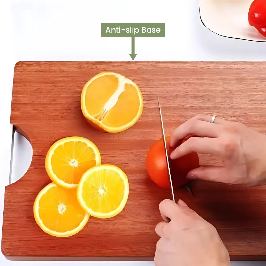 Solid Wood Cutting Board – Durable and Multipurpose Acacia Chopping Board for Kitchen