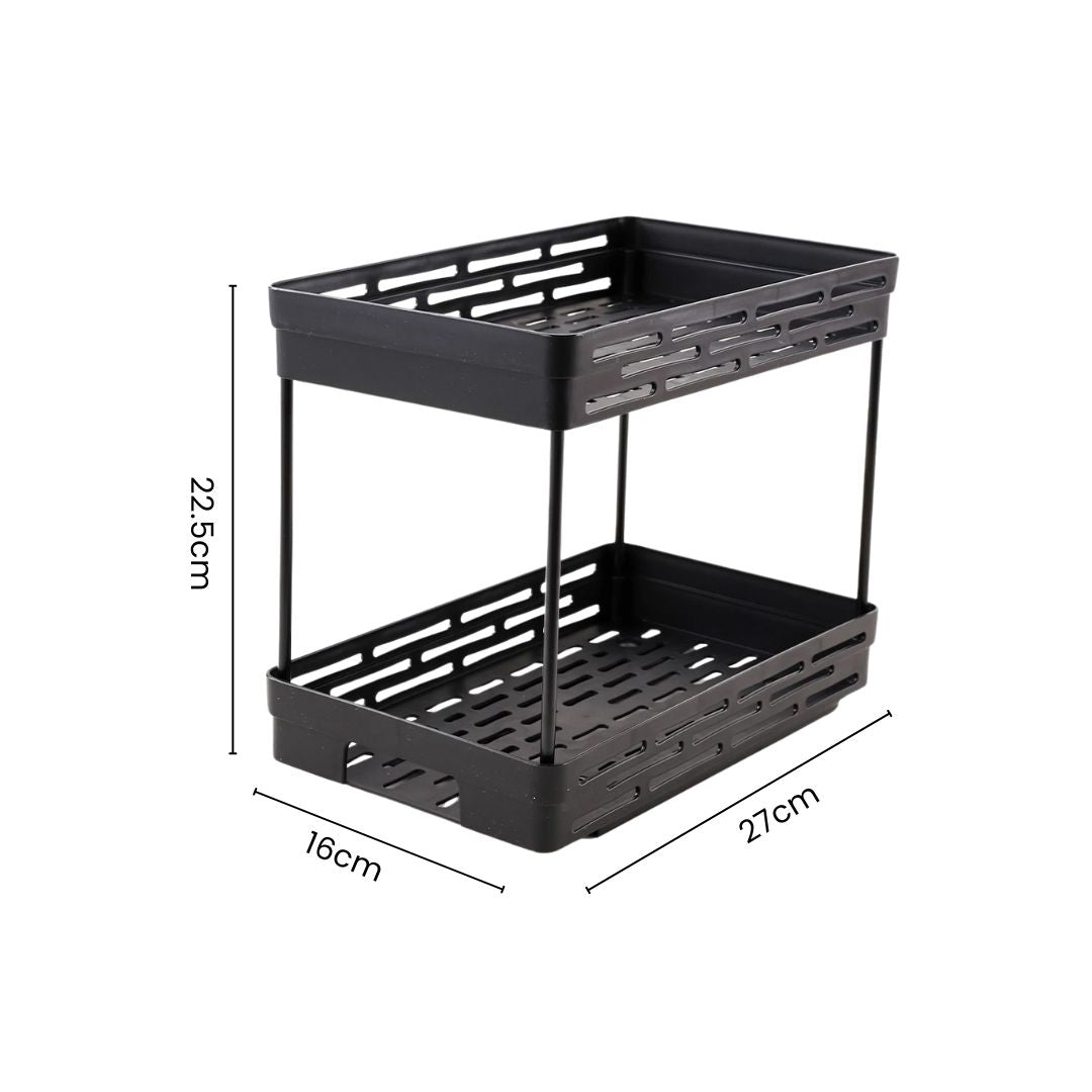 Spice Racks for Cabinets - Pull Out Organizer for Counter & Pantry