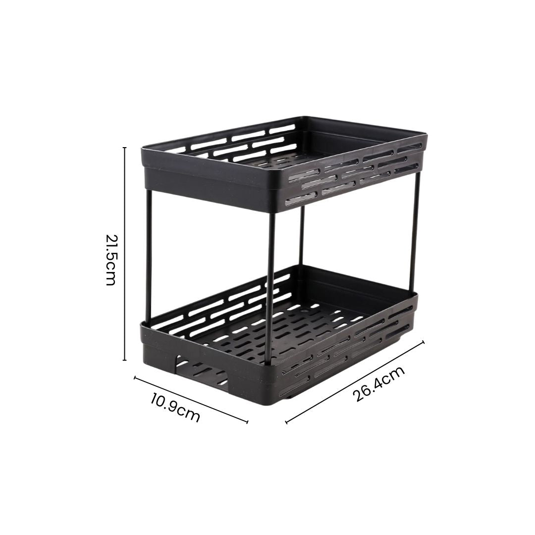 Spice Racks for Cabinets - Pull Out Organizer for Counter & Pantry