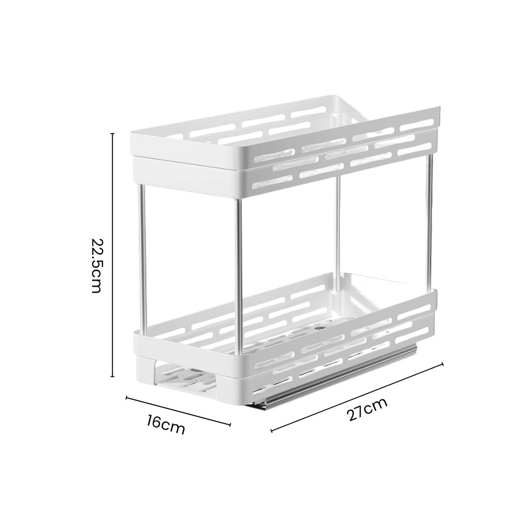 Spice Racks for Cabinets - Pull Out Organizer for Counter & Pantry