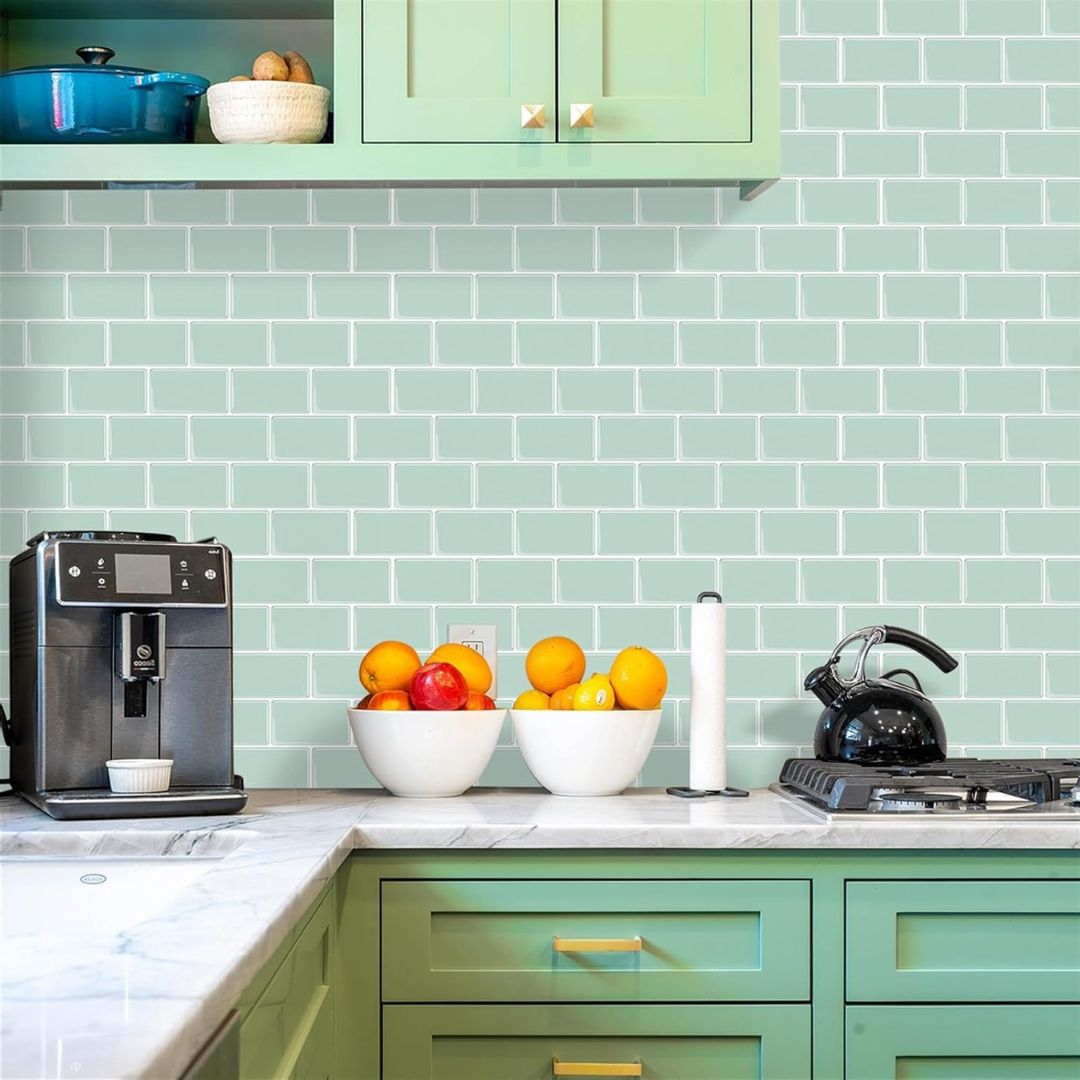 Subway Tile Wallpaper- Peel and Stick, Waterproof Stylish Stickers for Kitchen & Bathroom
