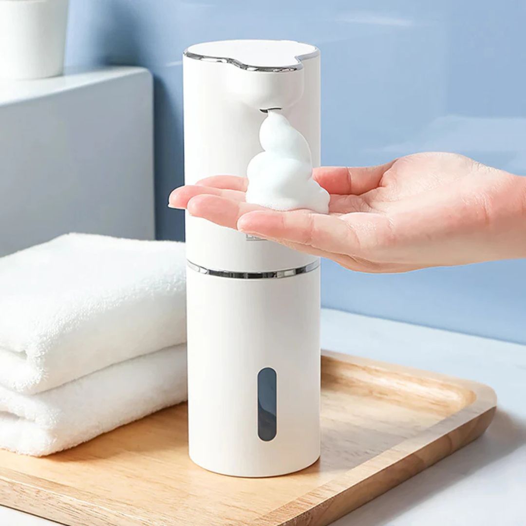 Automatic Soap Dispenser – 380ml USB Charging, Waterproof Touchless Foam Soap Dispenser for Kitchen and Commercial Use