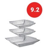 3 pack grill basket set grill baskets for outdoor grill