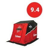 eskimo grizzly series sled ice fishing shelter 