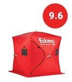 eskimo quickfish series pop-up portable ice fishing shelter