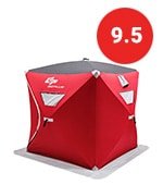 goplus portable ice shelter pop-up ice fishing tent shanty
