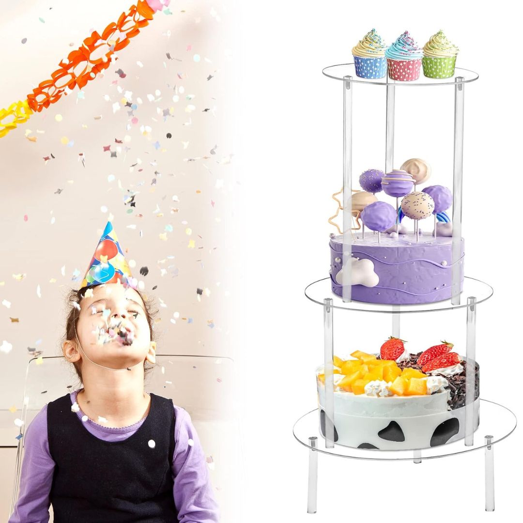 Cake Dowels and Separator - Pillars & Multi-Tier Support for Weddings and Occasions