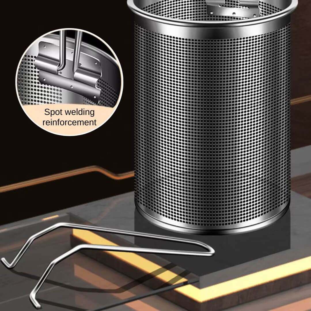 Deep Fryer Pot – Stainless Steel Pot with Basket for Frying Chicken, Seafood Deep Fry Pot for Turkey