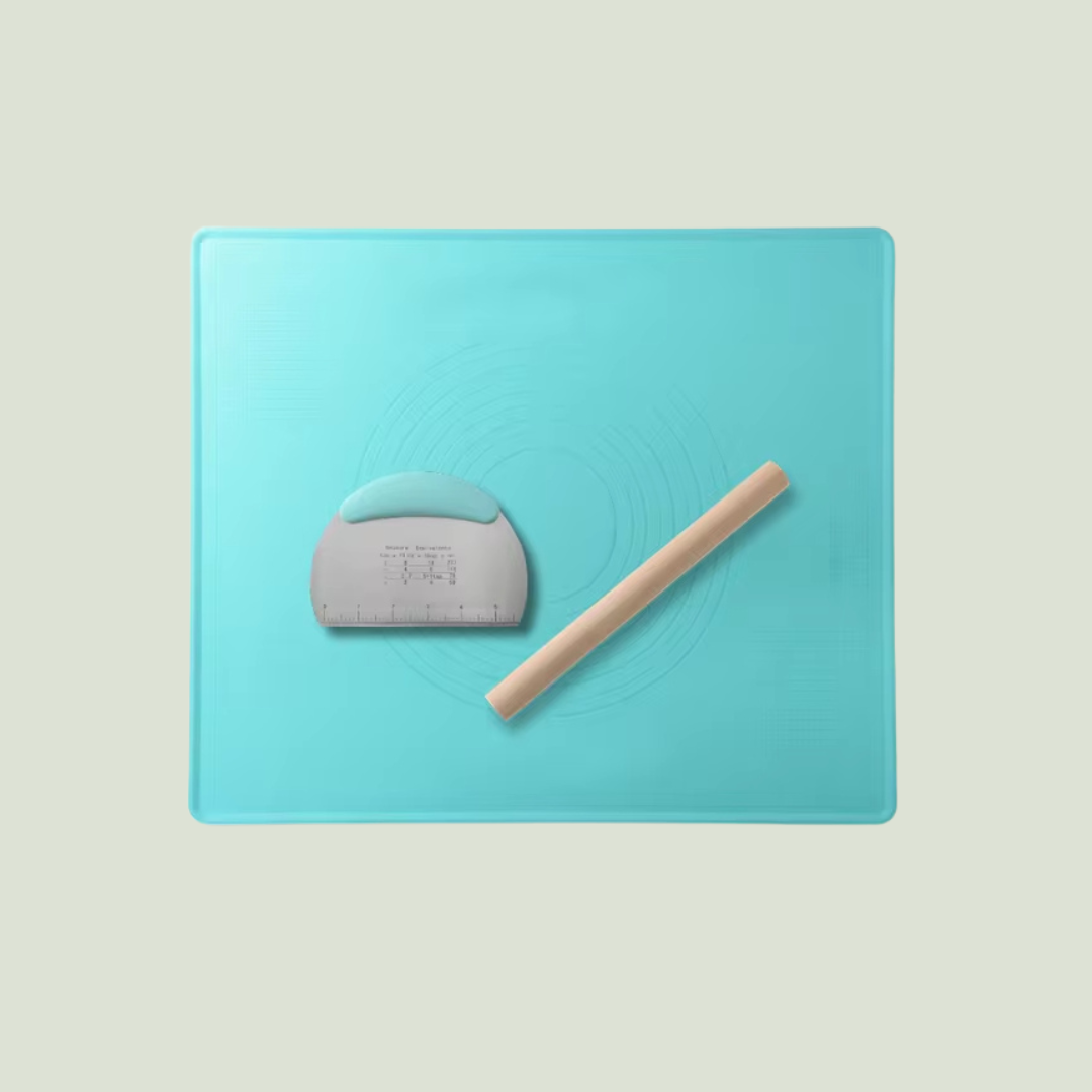 Silicone Baking Mat 3Pcs Set Blue and Large Variant