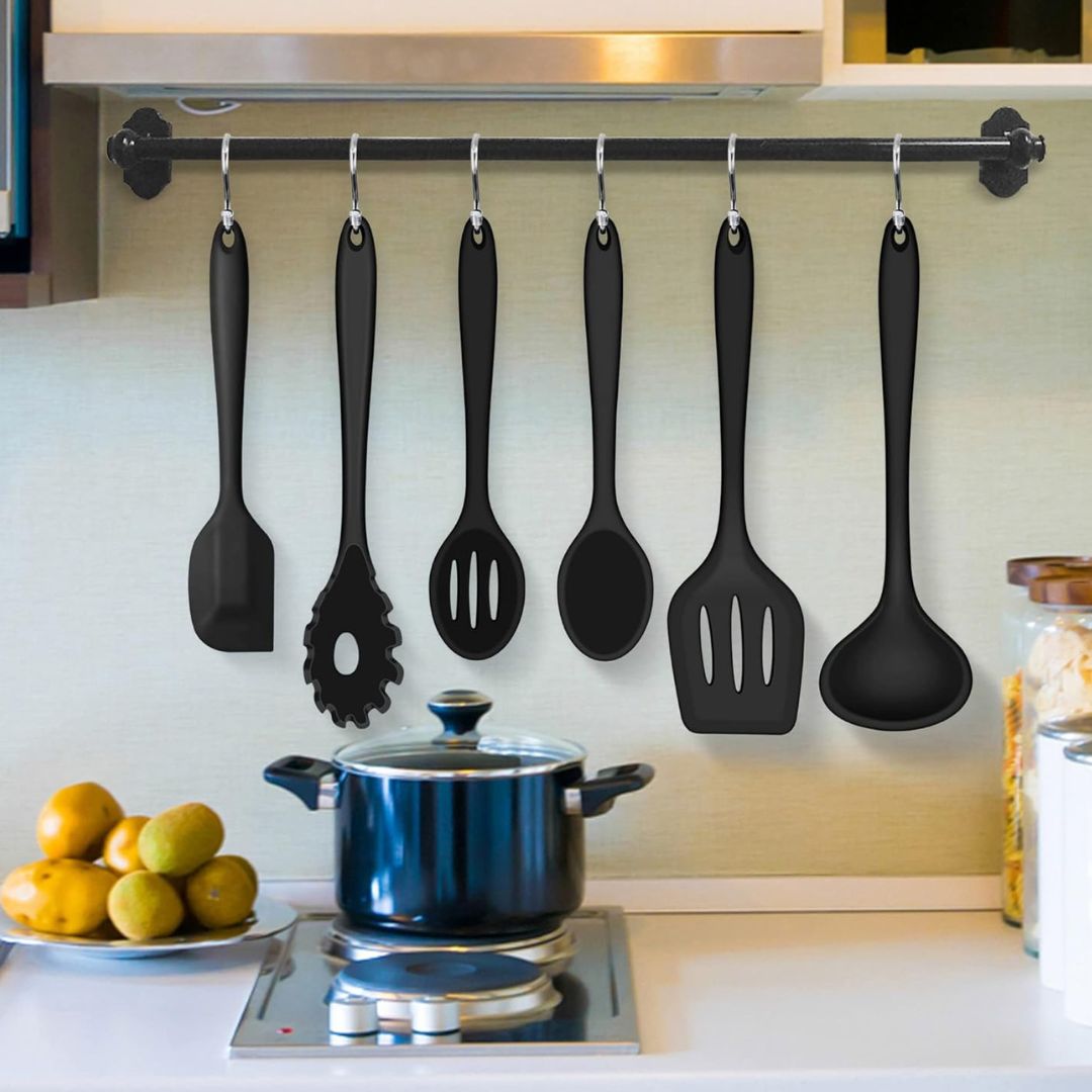 Silicone Cooking Utensils - Nonstick Cookware Kitchen Culinary Tools Set