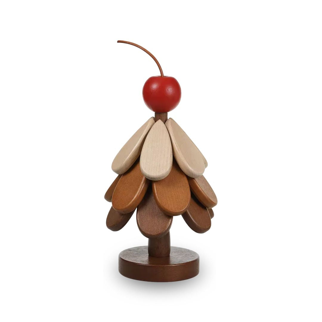 Wood Coasters - Heat Resistant Wooden Tree Trivet, Round Wooden Placemat Set