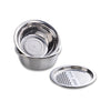 Stainless Steel Colander - 3Pcs Set with Grater, Strainer and Drain Bowl