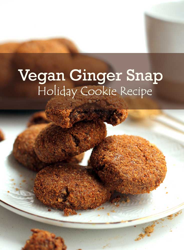 Vegan Ginger Snap Cookies