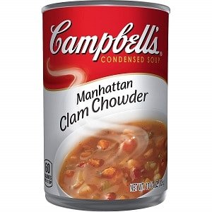 campbell's condensed manhattan clam chowder