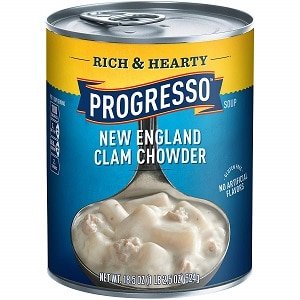 progresso soup rich and hearty clam chowder
