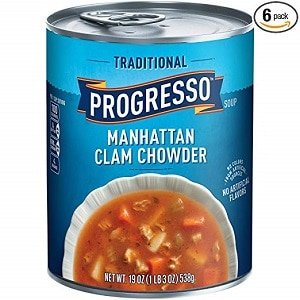 progresso soup traditional manhattan clam chowder gluten