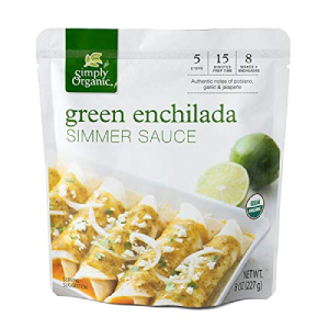 simply organic green enchilada simmer sauce