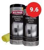 weiman stainless steel cleaner and polish wipes