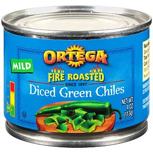 ortega diced green chiles