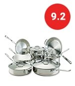all clad 60090 copper core 5 ply bonded dishwasher safe cookware set
