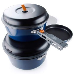 nesting and stackable Camping Cookware Set