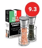 benicci salt pepper grinder set