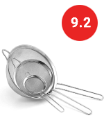 cuisinart set of 3 fine mesh stainless steel strainers