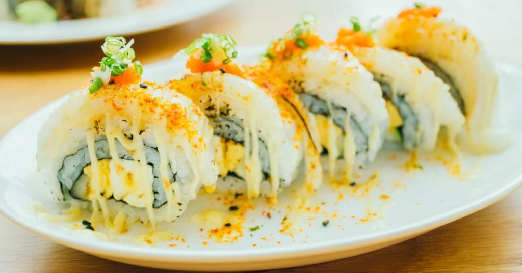 what is in a crazy roll sushi